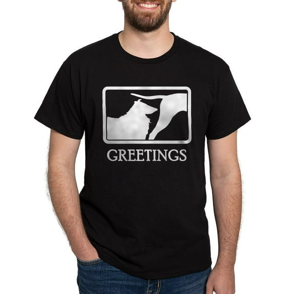 CafePress - Rough Collie Dark T Shirt - Men's Classic Graphic Cotton T-Shirt