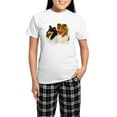 thumbnail image 1 of CafePress - Rough Collie Women's Light Pajamas - Women's Short Sleeve Print T-Shirt and Pants Light Cotton Pajama Set, 1 of 7