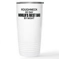 thumbnail image 1 of CafePress - Roughneck World's Best Dad Stainless Steel Travel - Insulated Stainless Steel Travel Tumbler 20 oz., 1 of 3