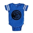 thumbnail image 1 of CafePress - Round Floral Moif - Cute Infant Baby Football Bodysuit, 1 of 3
