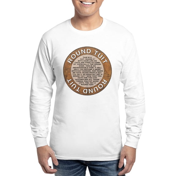 CafePress - Roundtuit Long Sleeve T Shirt - Unisex Cotton Long Sleeve T-Shirt