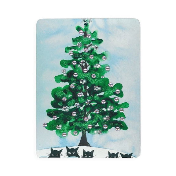 CafePress - Rovaniemi Christmas Cats - Large Sherpa Fleece Throw Blanket 80" x 60"
