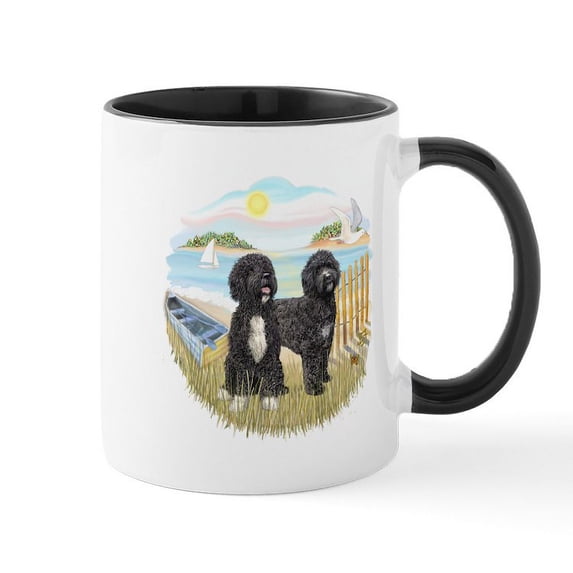 CafePress - Row Boat 2 Pwds Mug - 11 oz Ceramic Mug - Novelty Coffee Tea Cup