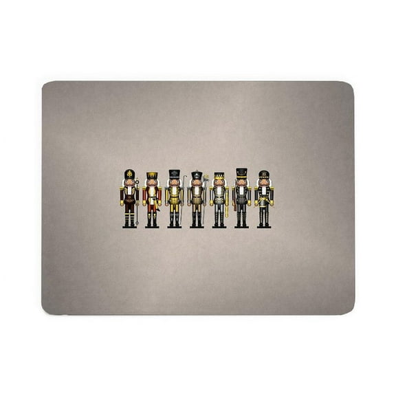 CafePress - Row Of Seven Gay Bear Pride Flag Nutcrackers - Large Sherpa Fleece Throw Blanket 80" x 60"