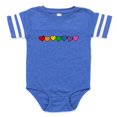 thumbnail image 1 of CafePress - Row Rw Heart - Cute Infant Baby Football Bodysuit, 1 of 3