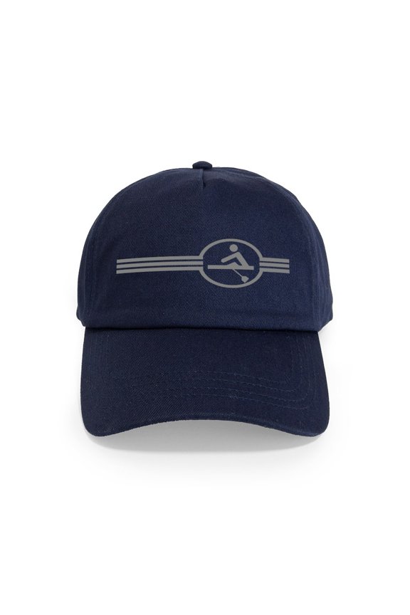 - Rowing Crew Emblem Cap - Adjustable 100% Brushed Unisex Casual Cotton Baseball Cap, Beige, 1