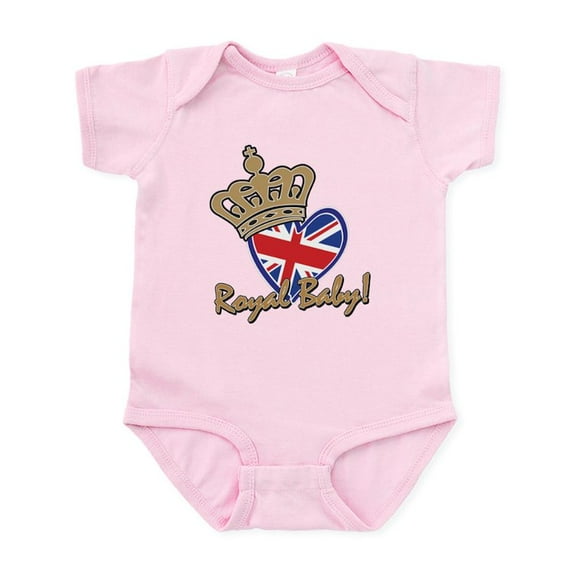 CafePress - Royal Baby Union Jack Infant Bodysuit - Baby Light Bodysuit, Size Newborn - 24 Months