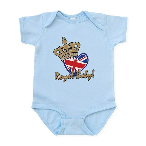 CafePress - Royal Baby Union Jack Infant Bodysuit - Baby Light Bodysuit, Size Newborn - 24 Months