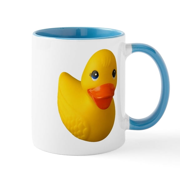 CafePress - Rubber Ducky Mug - 11 oz Ceramic Mug - Novelty Coffee Tea Cup