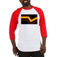 thumbnail image 1 of CafePress - Rubber Pride Flag Baseball Jersey - Cotton Baseball Jersey, 3/4 Raglan Sleeve Shirt, 1 of 4