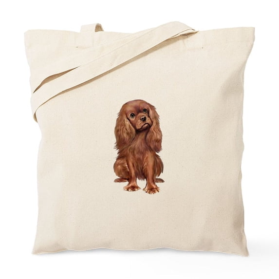 CafePress - Ruby Cavalier 1 Tote Bag - Unisex Canvas Tote Bag, Beige, 1-Piece