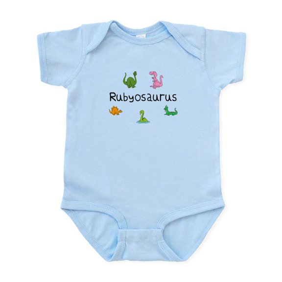 CafePress - Rubyosaurus Infant Bodysuit - Baby Light Bodysuit, Size Newborn - 24 Months