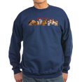 thumbnail image 1 of CafePress - Ruff Crowd Sweatshirt (Dark) - Classic Crew Neck Sweatshirt, 1 of 4
