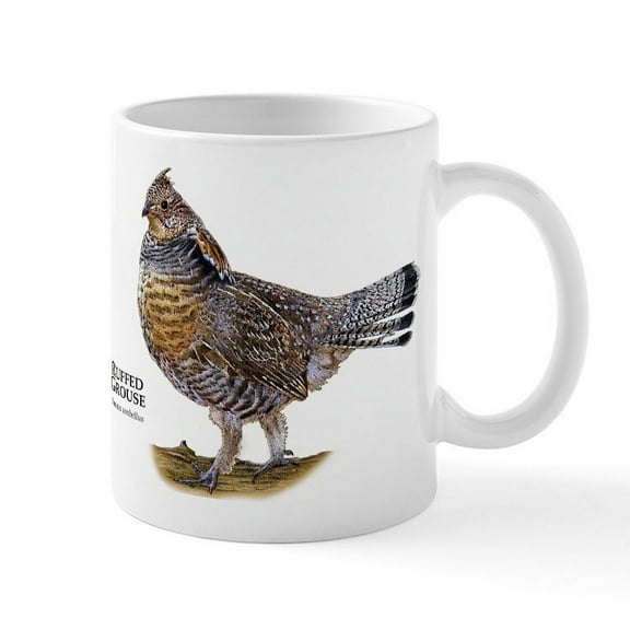 CafePress - Ruffed Grouse Mug - 11 oz Ceramic Mug - Novelty Coffee Tea Cup