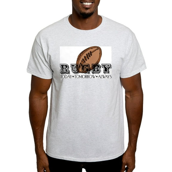 CafePress - Rugby Ash Grey T Shirt - Men's Classic Graphic T-Shirt
