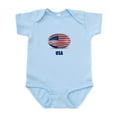 thumbnail image 1 of CafePress - Rugby Ball Body Suit - Baby Light Bodysuit, Size Newborn - 24 Months, 1 of 4