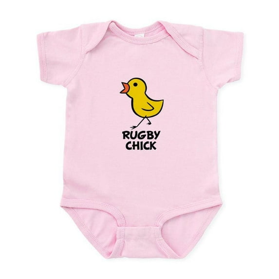 CafePress - Rugby Chick Infant Bodysuit - Baby Light Bodysuit, Size Newborn - 24 Months