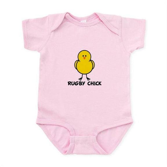 CafePress - Rugby Chick Infant Bodysuit - Baby Light Bodysuit, Size Newborn - 24 Months