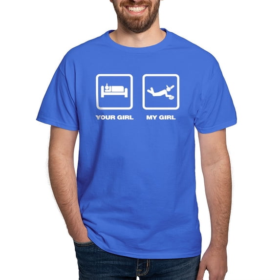 CafePress - Rugby Dark T Shirt - Men's Classic Graphic Cotton T-Shirt