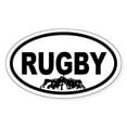 thumbnail image 1 of CafePress - Rugby Scrum Oval Sticker - Sticker (Oval), 1 of 1