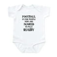 thumbnail image 1 of CafePress - Rugby Vs. Football 2 Infant Bodysuit - Baby Light Bodysuit, Size Newborn - 24 Months, 1 of 4