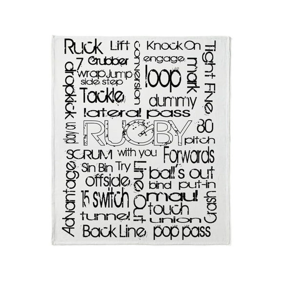 CafePress - Rugbyshirt Throw Blanket - Soft Fleece Throw Blanket, 50"x60" for All Ages