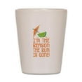 thumbnail image 1 of CafePress - Rum Gone - White Shot Glass, Unique and Funny Shot Glass, 1 of 2
