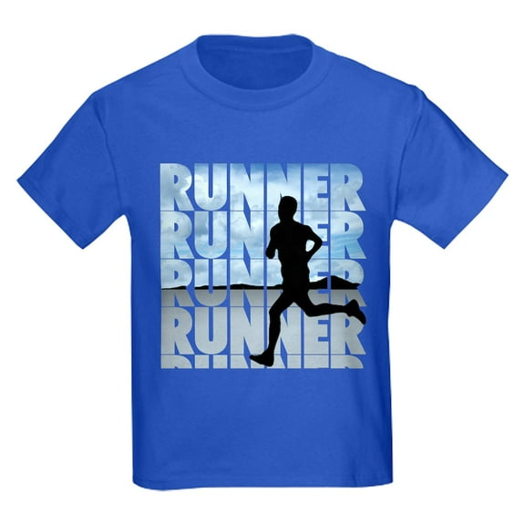 CafePress - Runner T Shirt - Dark T-Shirt Kids XS-XL