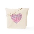 thumbnail image 1 of CafePress - Runnergirl Heart Tote Bag - Unisex Canvas Tote Bag, Beige, 1-Piece, 1 of 7