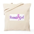 thumbnail image 1 of CafePress - Runnergirl Tote Bag - Unisex Canvas Tote Bag, Beige, 1-Piece, 1 of 8