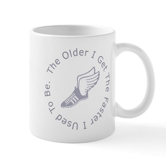 CafePress - Runners Humor Mug - 11 oz Ceramic Mug - Novelty Coffee Tea Cup