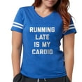 thumbnail image 1 of CafePress - Running Late Is My Cardio - Womens Football Shirt, 1 of 4