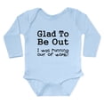 thumbnail image 1 of CafePress - Running Out Of Womb Long Sleeve Infant Bodysuit - Long Sleeve Cotton Baby Bodysuit, 1 of 4