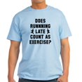 thumbnail image 1 of CafePress - Runninglatecount2a Dark T Shirt - Light T-Shirt - CP, 1 of 4