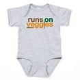 thumbnail image 1 of CafePress - Runs On Veggies Infant Bodysuit Body Suit - Cute Infant Bodysuit Baby Romper - Size Newborn - 24 Months, 1 of 3
