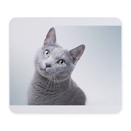CafePress - Russian Blue Cat Mousepad - Non-slip Rubber Mousepad, Gaming Mouse Pad