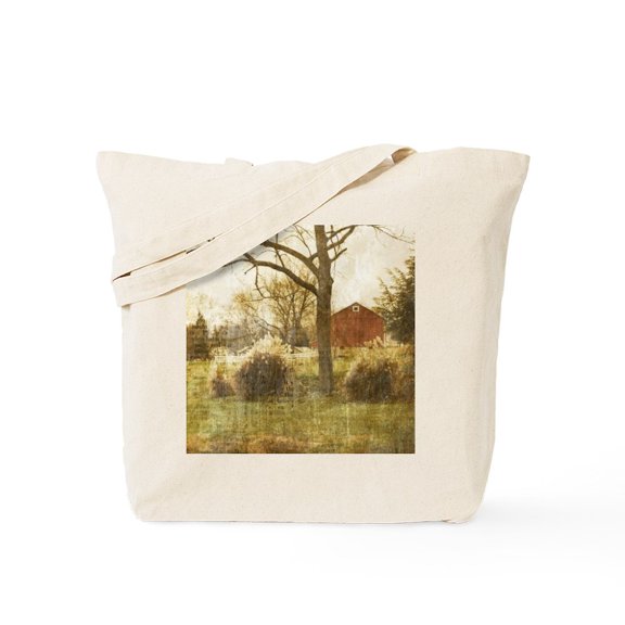 CafePress - Rustic Farm Cabin Tote Bag - Unisex Canvas Tote Bag, Beige, 1-Piece