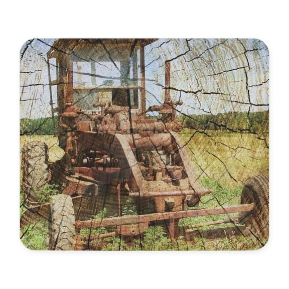 CafePress - Rustic Farm Old Tractor Mousepad - Non-slip Rubber Mousepad, Gaming Mouse Pad