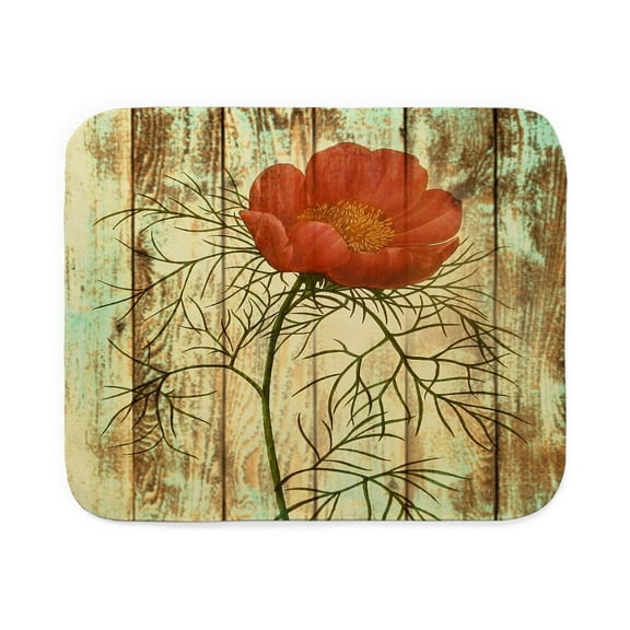 CafePress - Rustic Paris Poppy Flo - Sherpa Fleece Throw Blanket 60" x 50"
