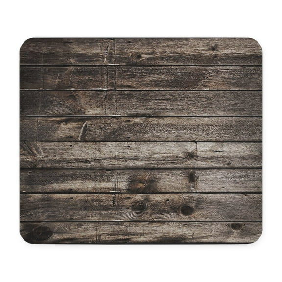 CafePress - Rustic Primitive Grey Barn Wood Mousepad - Non-slip Rubber Mousepad, Gaming Mouse Pad