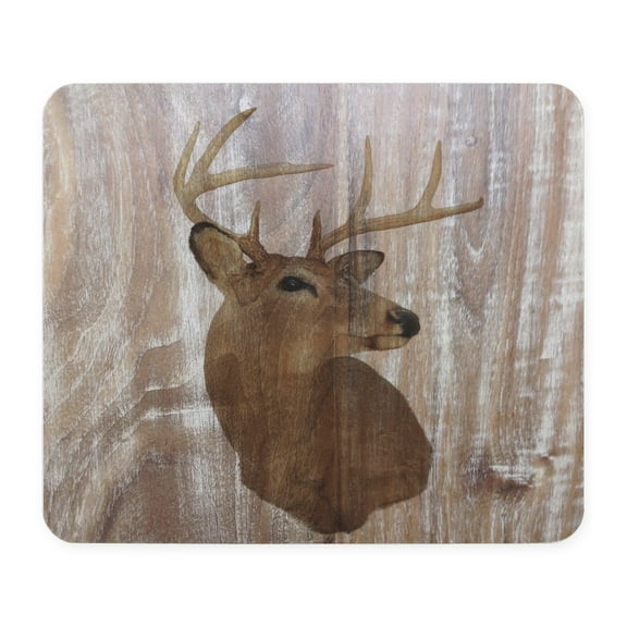 CafePress - Rustic Western Country Deer Mousepad - Non-slip Rubber Mousepad, Gaming Mouse Pad