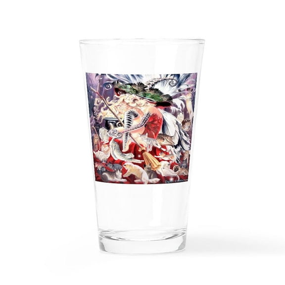CafePress - Ruth Thompsons Faerie Witch Of Cats - Pint Glass, Drinking Glass, 16 oz. CafePress