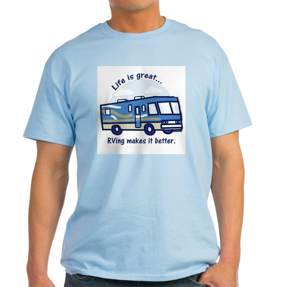 CafePress - Rvinggreat Light T Shirt - Men's Classic Graphic T-Shirt