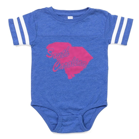 CafePress - S Carolina - Cute Infant Baby Football Bodysuit
