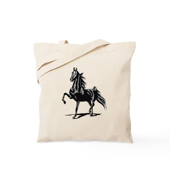 CafePress - SADDLEBRED HORSE Tote Bag - Unisex Canvas Tote Bag, Beige, 1-Piece