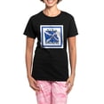 thumbnail image 1 of CafePress - SALTIRE Pajamas - Women's Short Sleeve Print T-Shirt and Pants Dark Cotton Pajama Set, 1 of 7