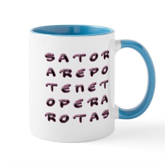 CafePress - SATOR Square Mug - 11 oz Ceramic Mug - Novelty Coffee Tea Cup