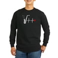 thumbnail image 1 of CafePress - SAXOPHONE HEARTBEAT Long Sleeve T-Shirt - Long Sleeve Dark T-Shirt, 1 of 1