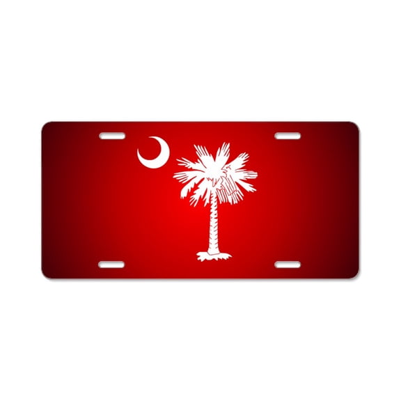 CafePress - SC Big Red - Aluminum License Plate, Front License Plate, Vanity Tag