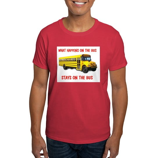 CafePress - SCHOOL BUS Dark T Shirt - Men's Classic Cotton T-Shirts
